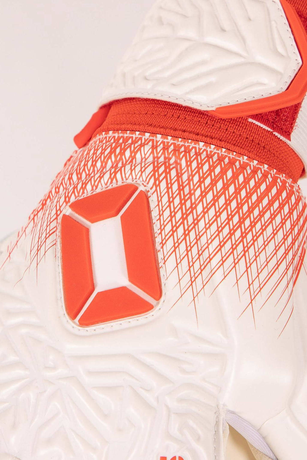 Juniorkeepershandschoenen ecru/rood