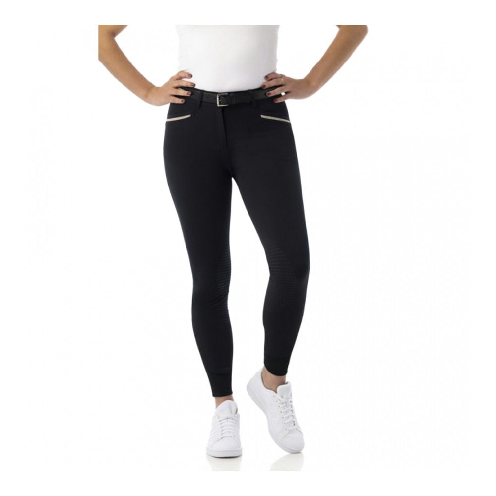 Equitheme GIZEL - Pantalon siliconé Femme noir