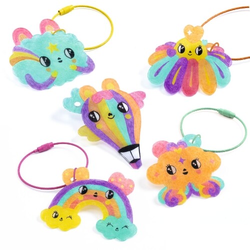 Djeco knutselset krimpie dinkie sleutelhangers - kawaii