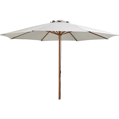 San Diego parasol med snoretræk Ø:350 cm - beige