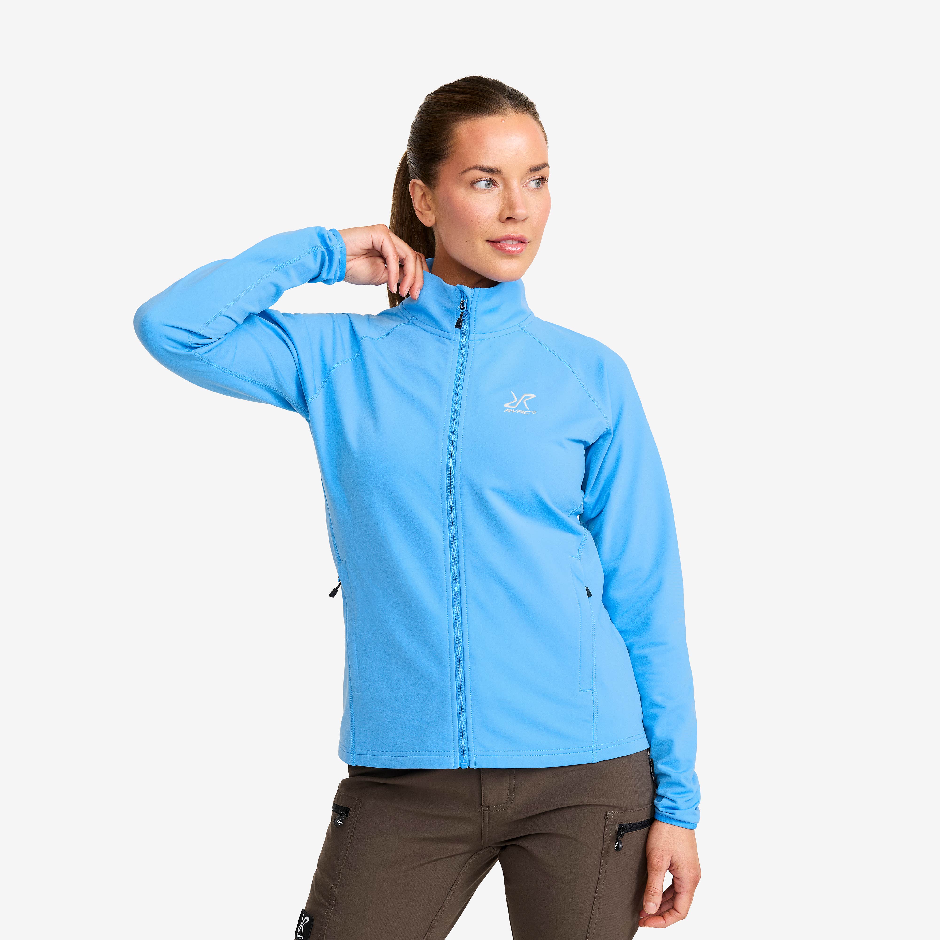 Evolution Light Stretch Fleece Dame Azure Blue