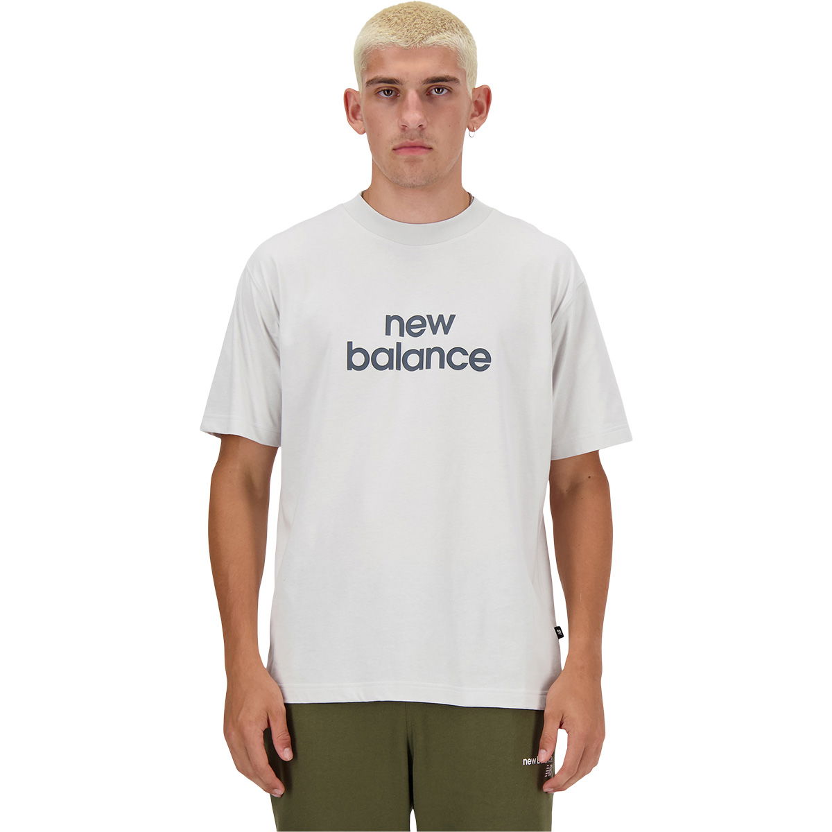 New Balance Linear Logo Relaxe T-shirt Herre