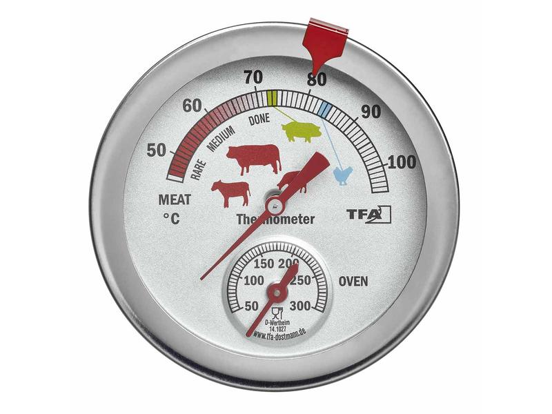 TFA Dostmann Fleischthermometer analog Analoges Braten- / Ofenthermometer