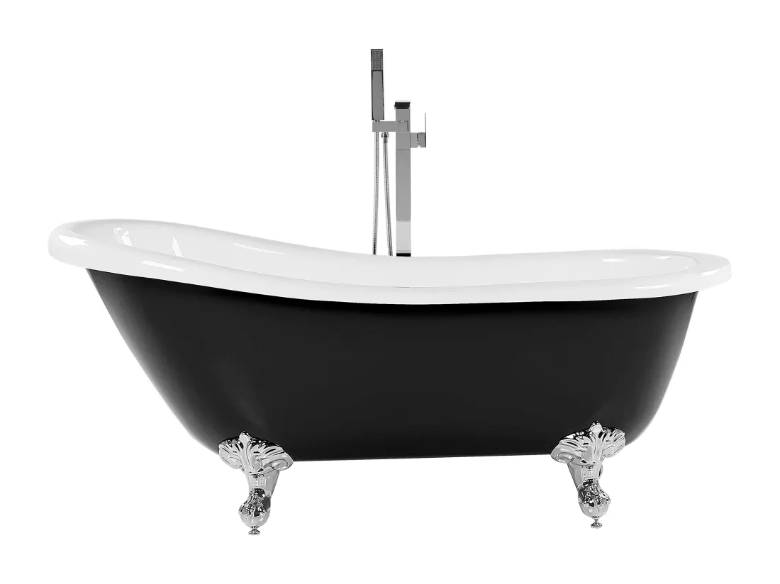 Baignoire îlot noire 153 x 77 cm CAYMAN