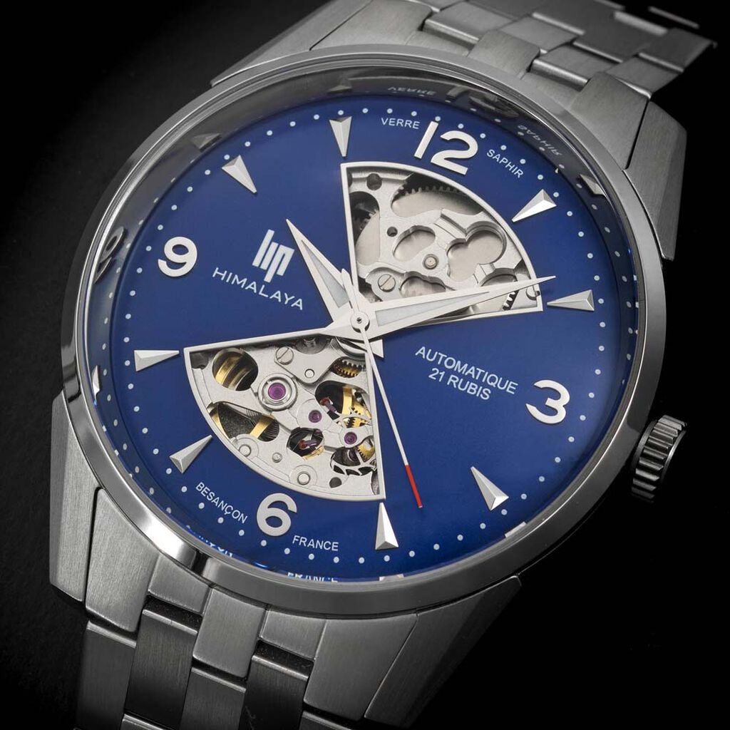 Montre Lip Himalaya 40 Sablier Bleu