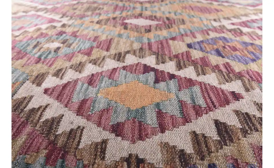 Vintageteppich mehrfarbig 90x160 cm