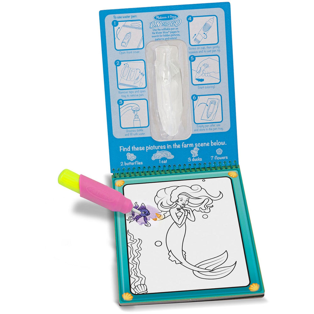 Køb Melissa & Doug Lyserød Water Wow! Water-Reveal Pad Fairy Tale