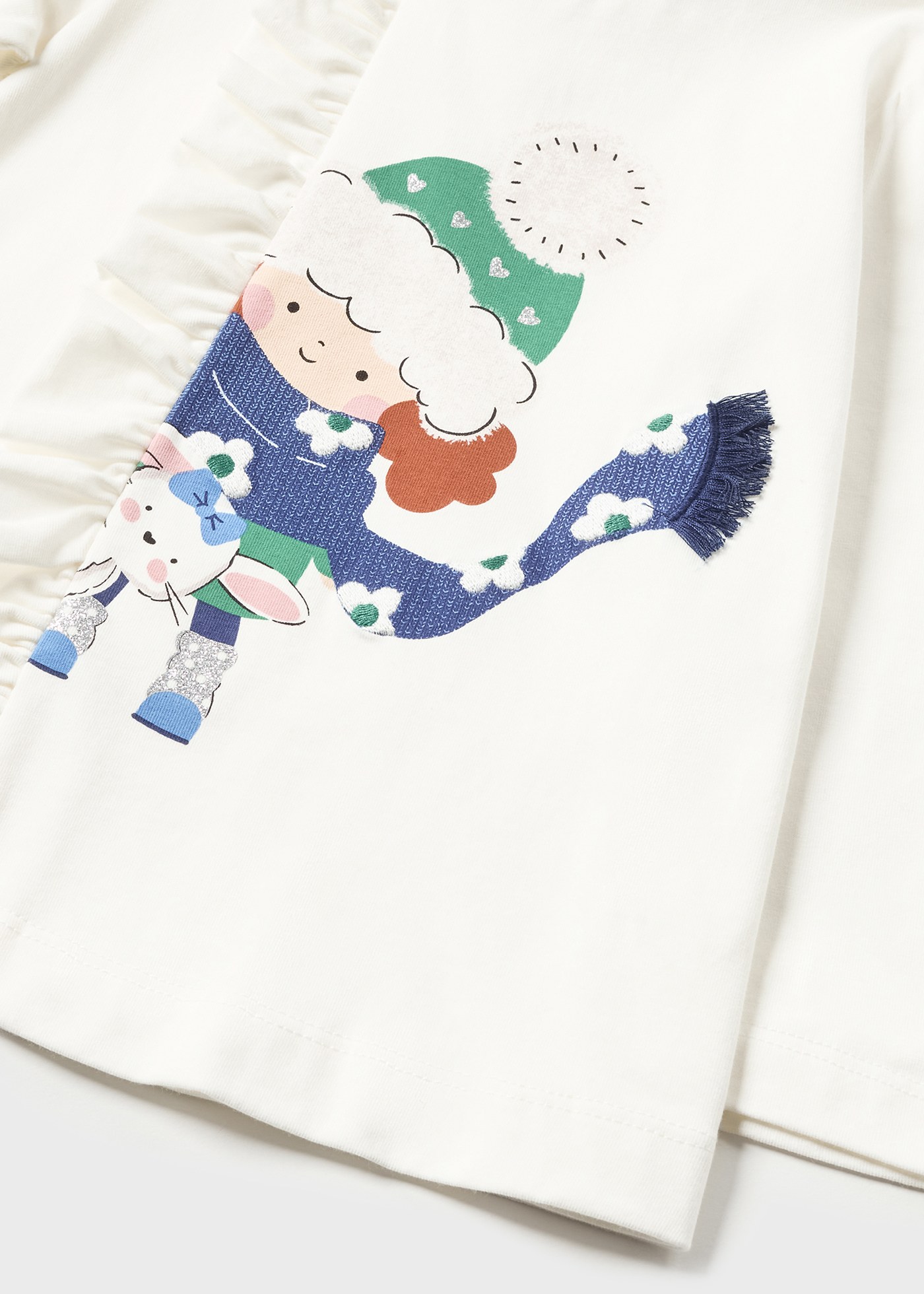 Conjunto de duas peças de leggings jeans para bebê