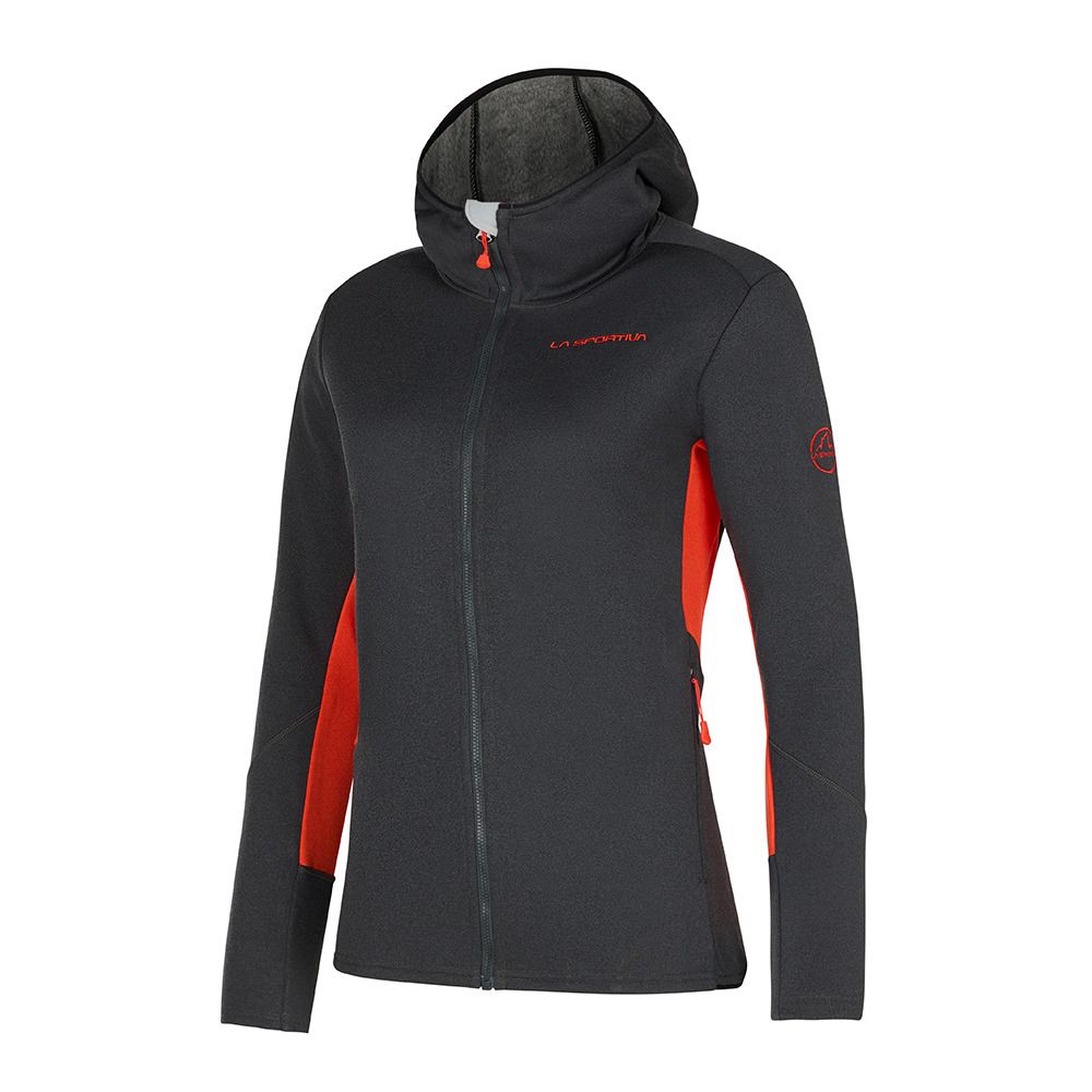 La Sportiva COSMIC - Veste Femme carbon/cherry tomato