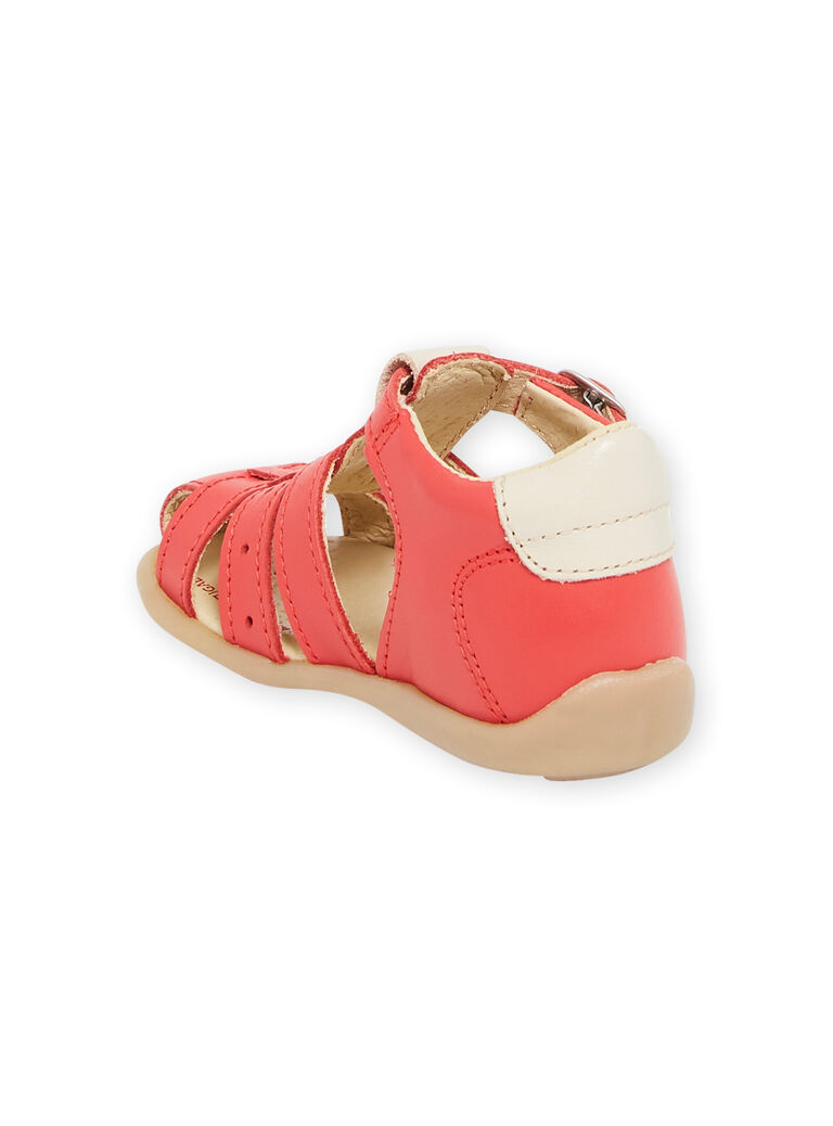 Sandales rouges bébé garçon