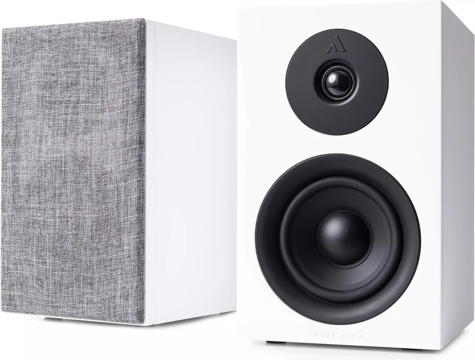 Argon Audio Forus 4 Blanc (la paire) Enceintes bibliothèque