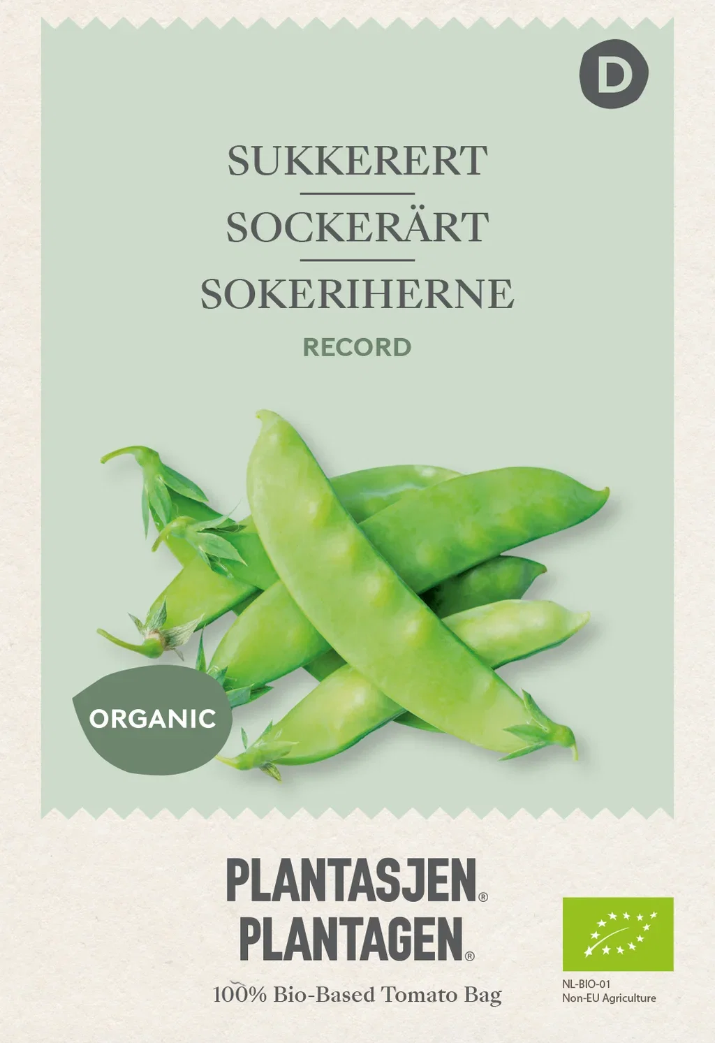 Pisum sativum Sukkerert 'Record'