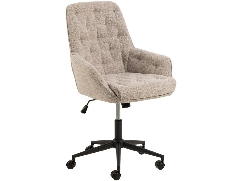 AC Design Bürostuhl Erik, mit Polsterrücken und Armlehnen, Höhenverstellbarer Schreibtischstuhl