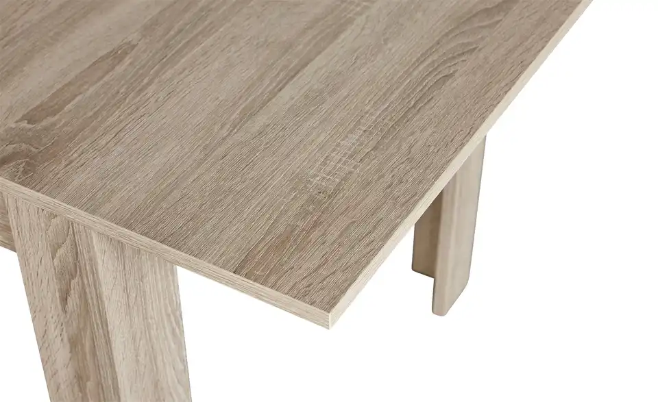 Esstisch Bull Tischplatte ausziehbar Eiche sägerau (Nachbildung)