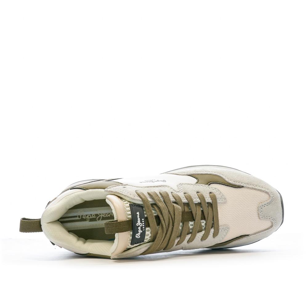 Pepe jeans Baskets Beige/Rose Femme Pepe jeans Blur Point