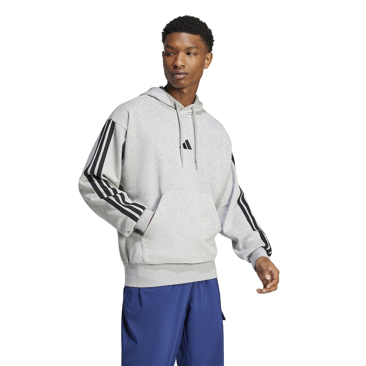 ADIDAS ROUPAS ESPORTIVAS<br>Moletom Essentiel 3 Listras