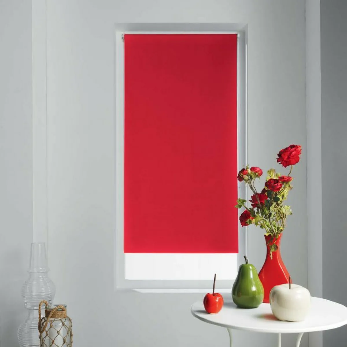 Paris Prix Store Enrouleur Occultant Occult 120x180cm - Rouge