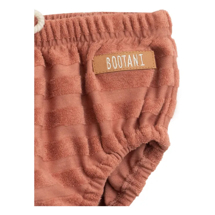 Bootani Bloomer Eponge Coton Bio Rayé | Terracotta
