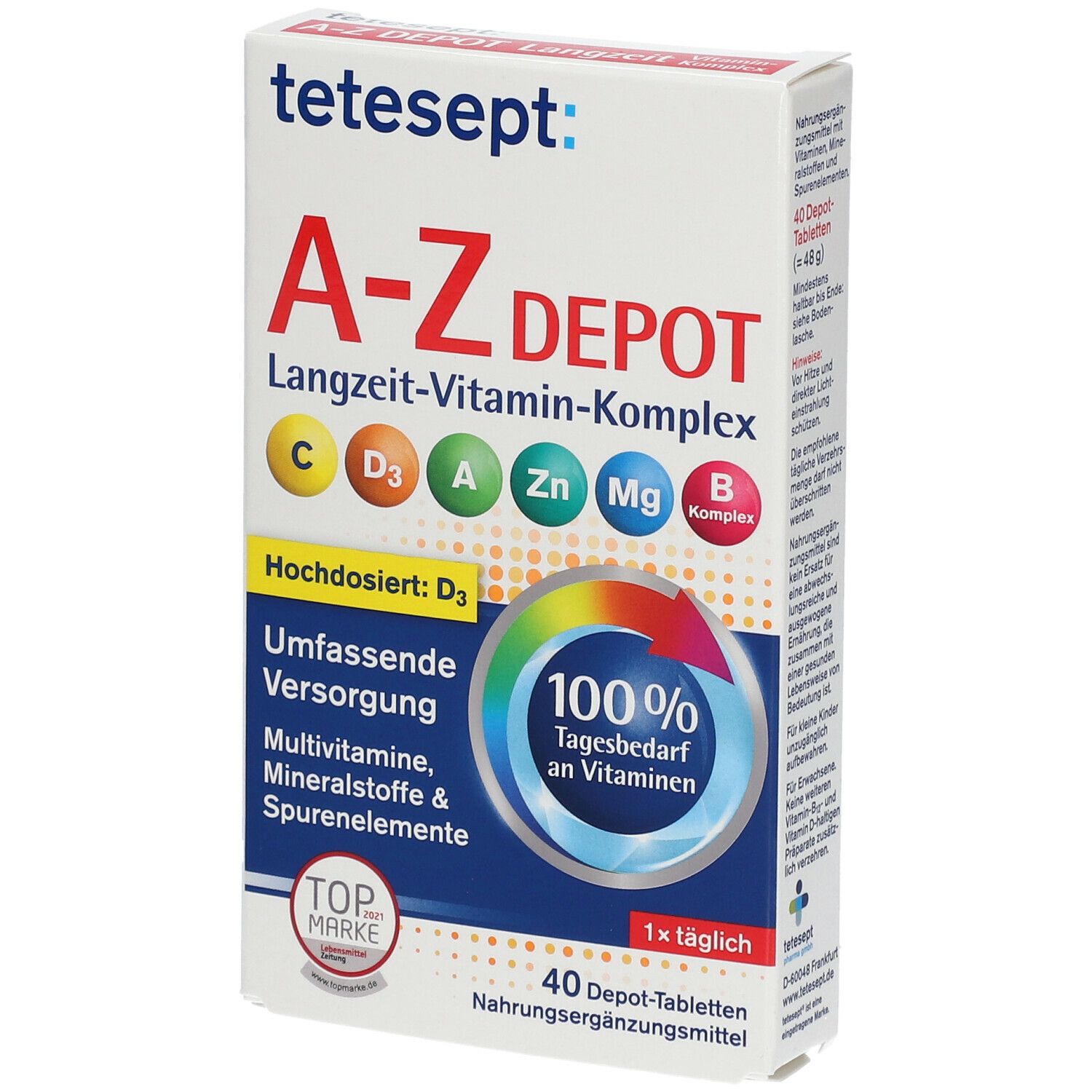 tetesept® A-Z DEPOT Langzeit-Vitamin-Komplex