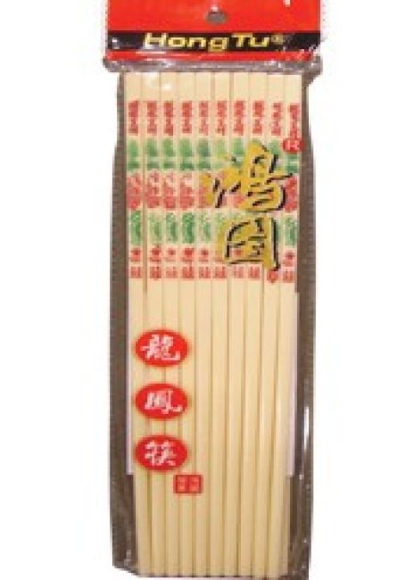Hong Tu Plastic Eetstokjes Draak & Phoenix 10 paar