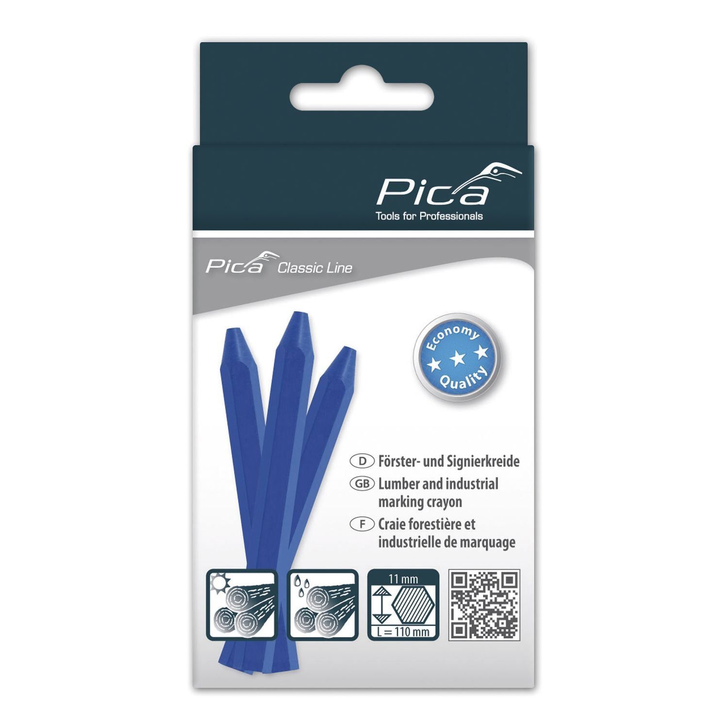 Pica 591/41 Markeerkrijt ECO blauw VE=12 - PI59141