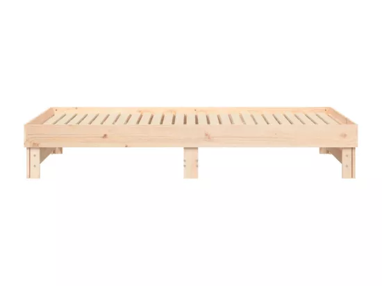 Lit coulissant 2x(90x200) cm Bois de pin massif