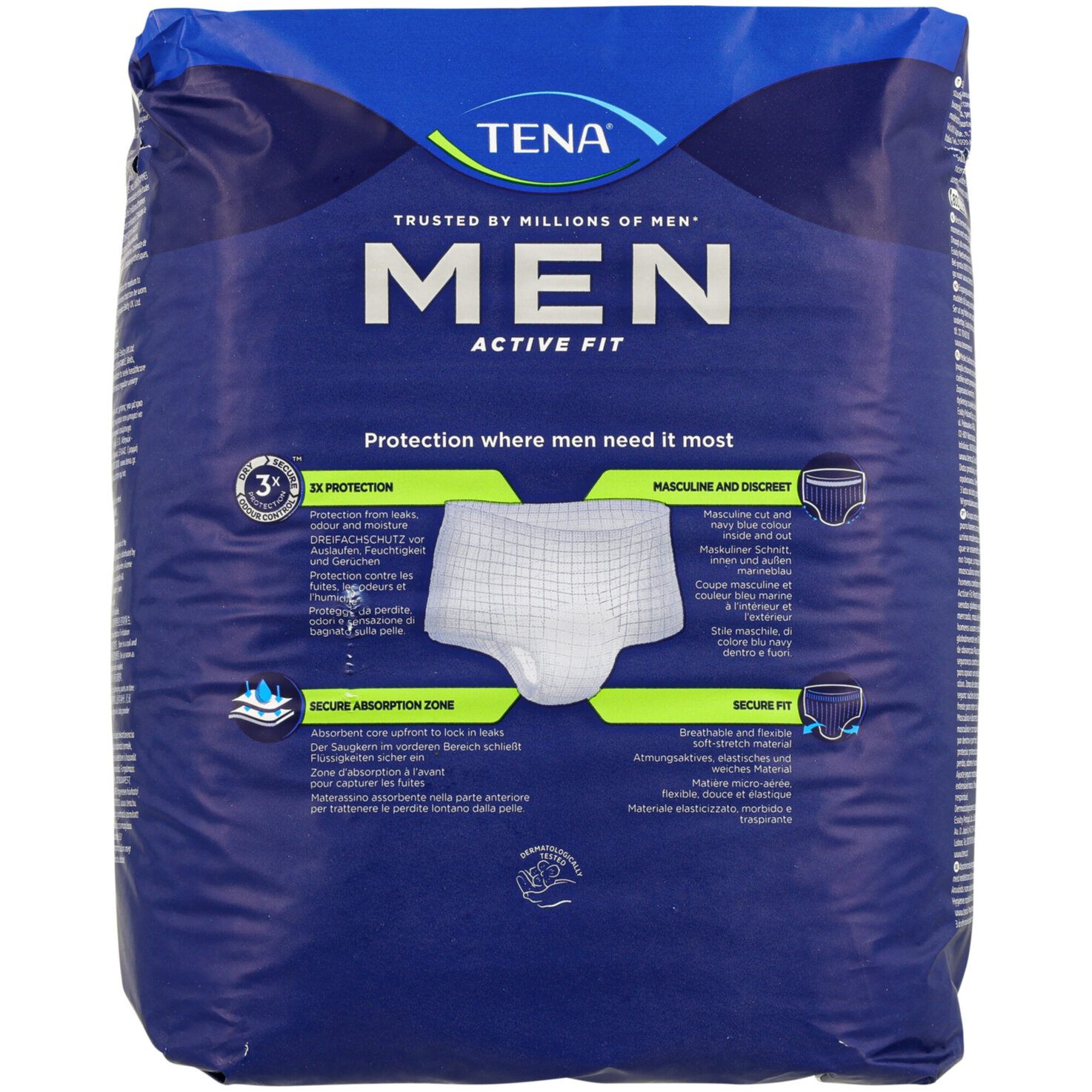 Tena Men Inkontinenz-Pants Men Active Fit Large/Extra Large 8 Stück
