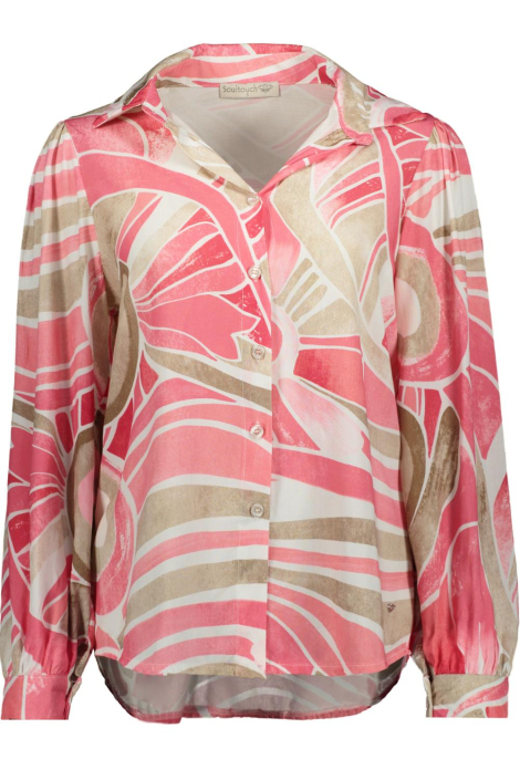 Soultouch roze dames blouse