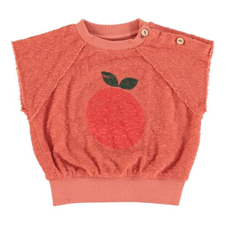 Piupiuchick Sweat Sans Manches Eponge Pomme  | Terracotta