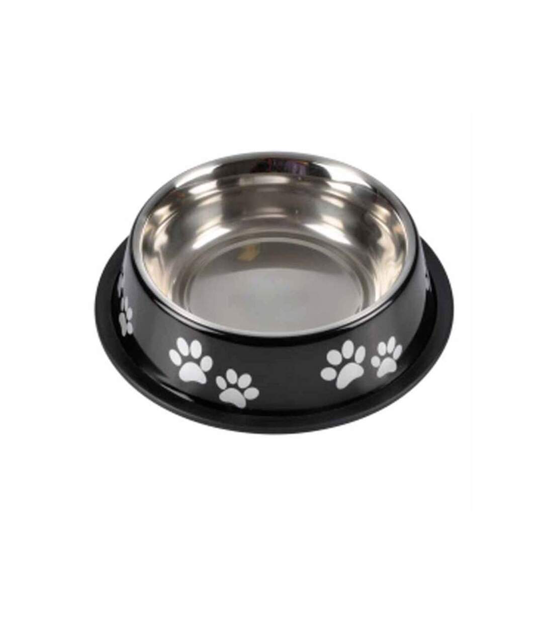 Paris Prix - Gamelle Antidérapante Chien & Chat pattes 21cm Noir