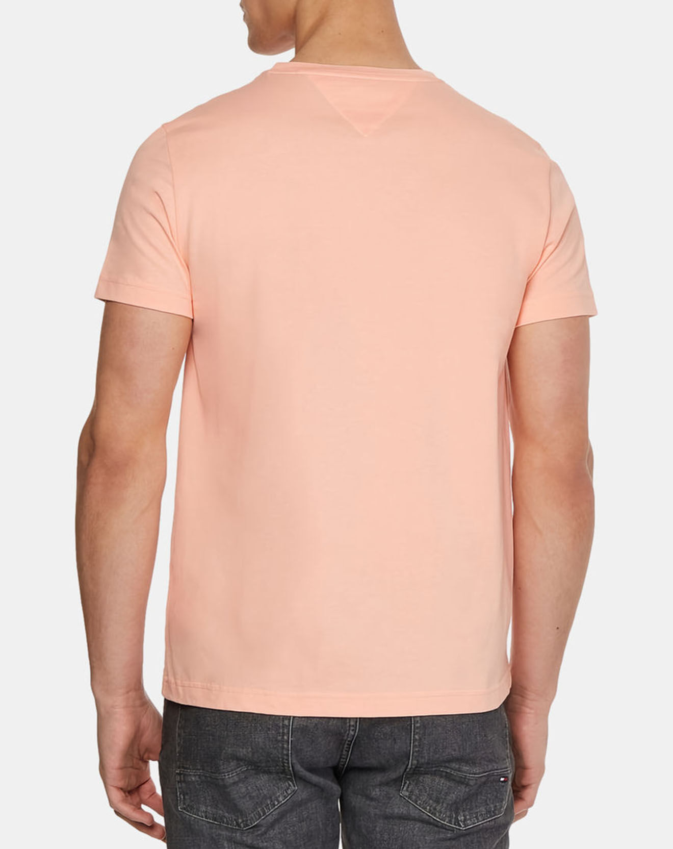 Tommy Hilfiger T-Shirt 100% Coton Bio logo rose