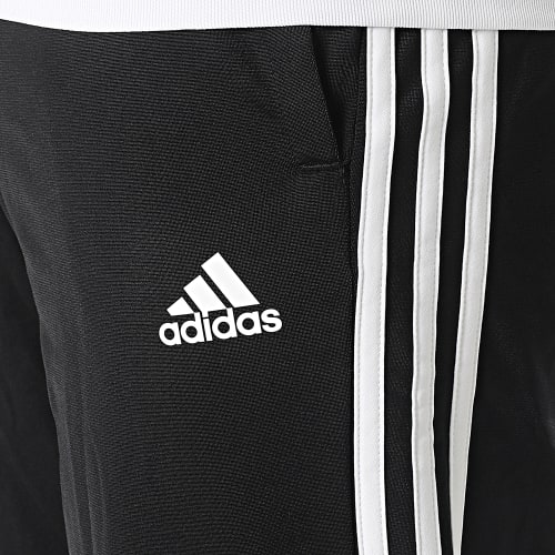 Ensemble De Survetement A Bandes 3 Stripes H46102 H46105 Blanc Noir