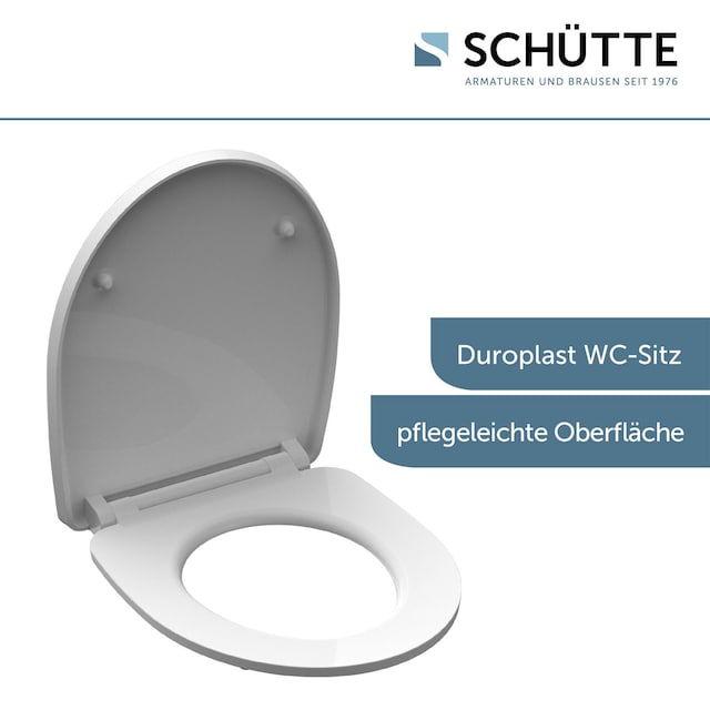 SCHÜTTE WC-Sitz White Wave Duroplast High Gloss