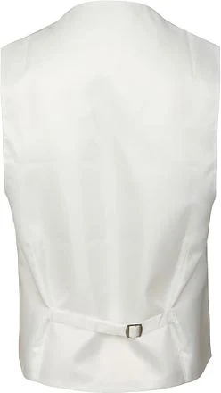 Suitable Trouwgilet V-Design Off-White 5106115G Gilet V-Des kopen