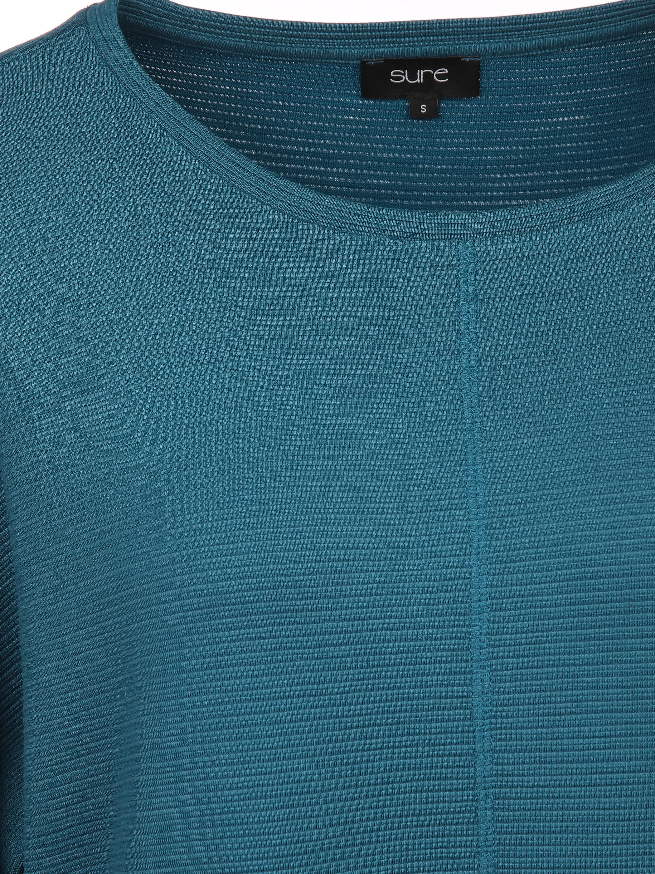 Damen Ottoman Shirt in Ripp-Optik