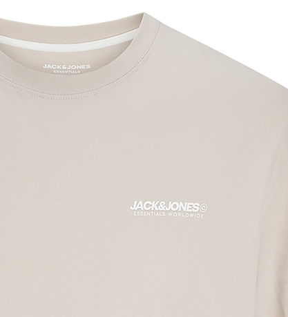 Jack & Jones T-shirt - JjeLegacy - Moonbeam/CLOUD DANCER