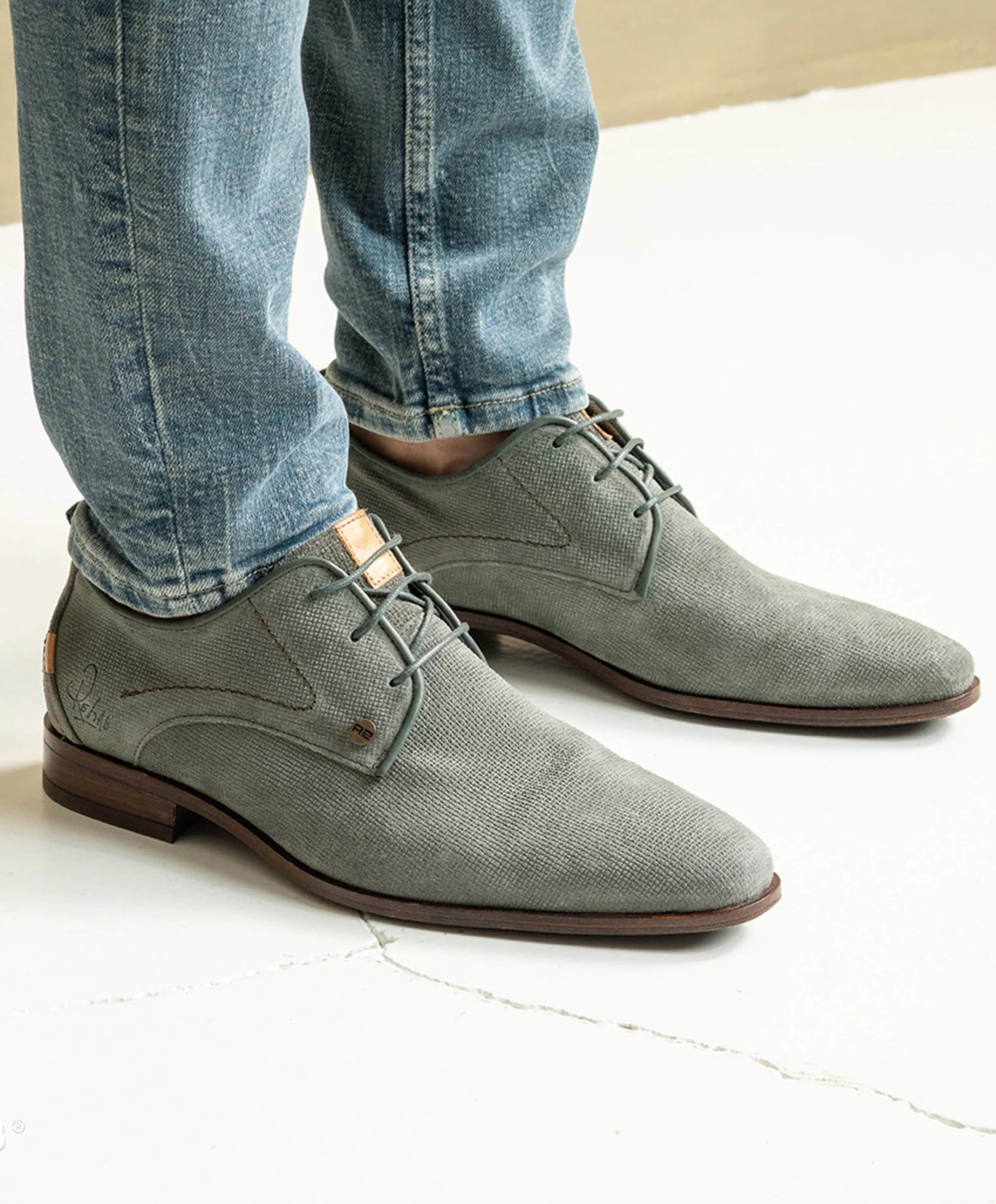 Rehab GREG WALL SUE heren veterschoenen groen