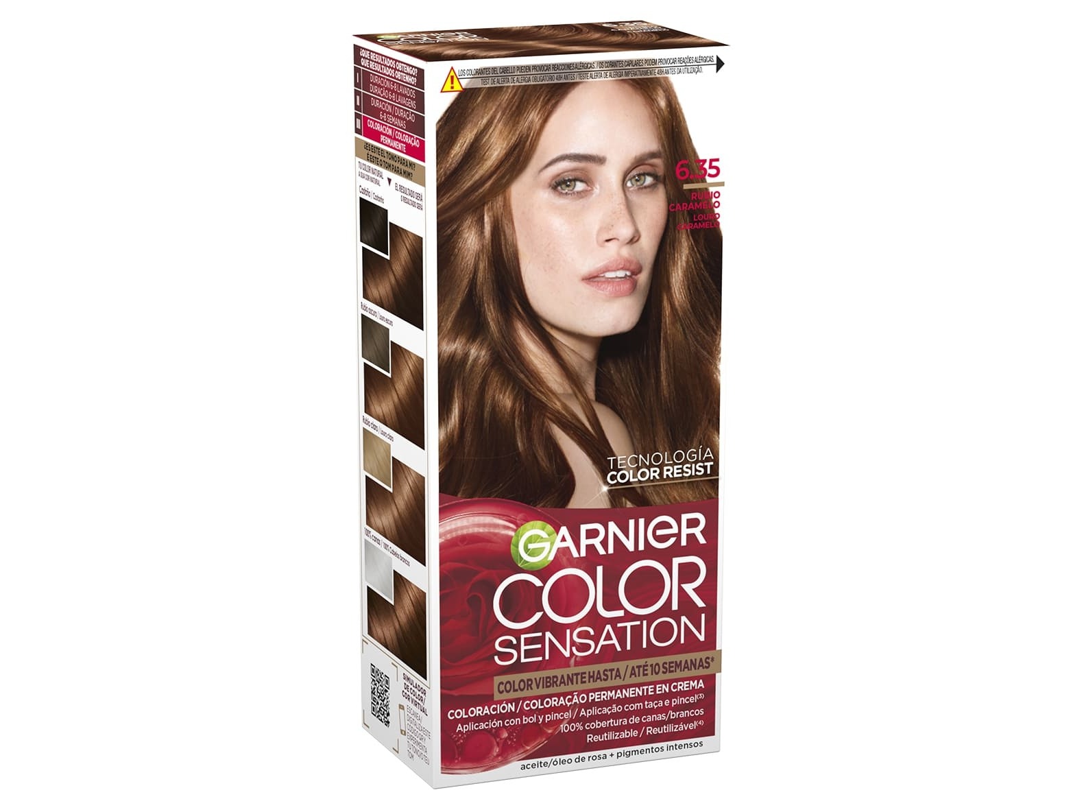 COLORAÇÃO COLOR SENSATION 6.35 LOURO CARAMELO UN