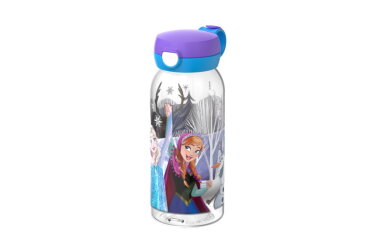 Campus drinkfles met flipdop 600 ml - Frozen Friends
