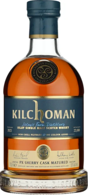 KILCHOMAN PX SHERRY CASK MATURED 2023 70CL
