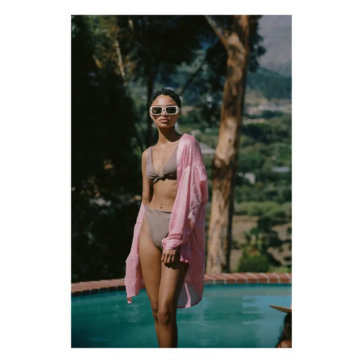 Aya Label Haut de Maillot Demeter | Gris taupe