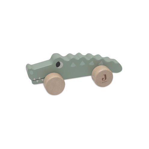Jouet en bois à roulette Jungle jambo - Sea green - JOLLEIN