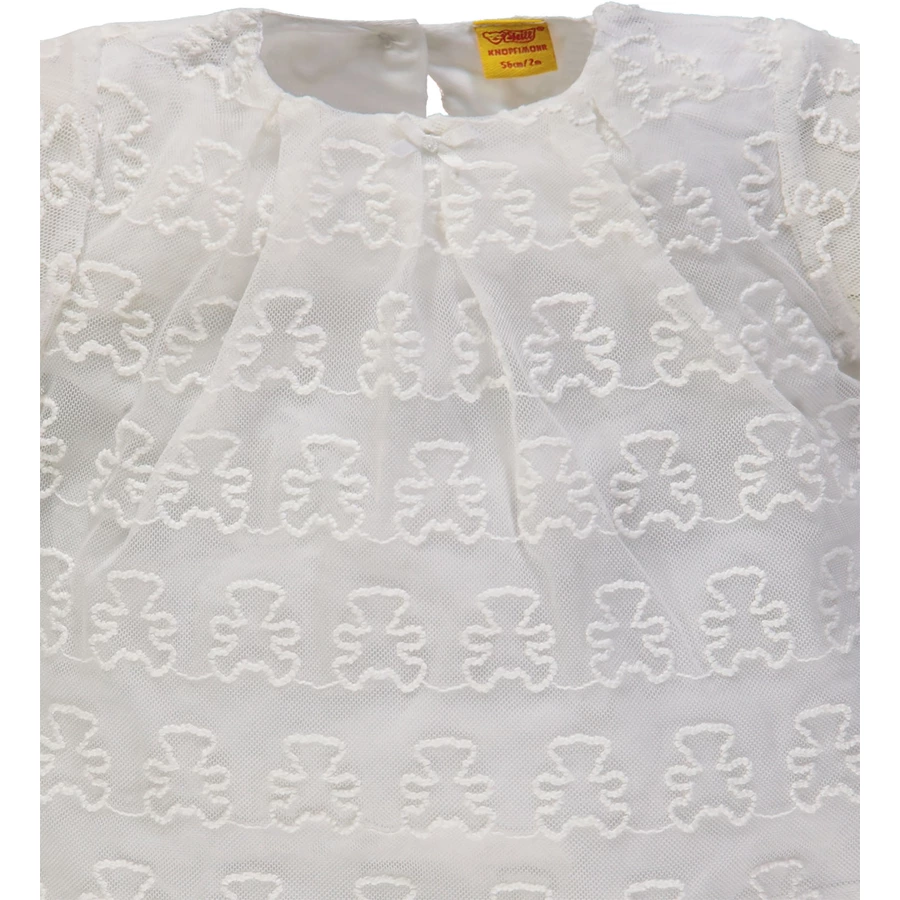 Steiff Girls Bluse, weiß