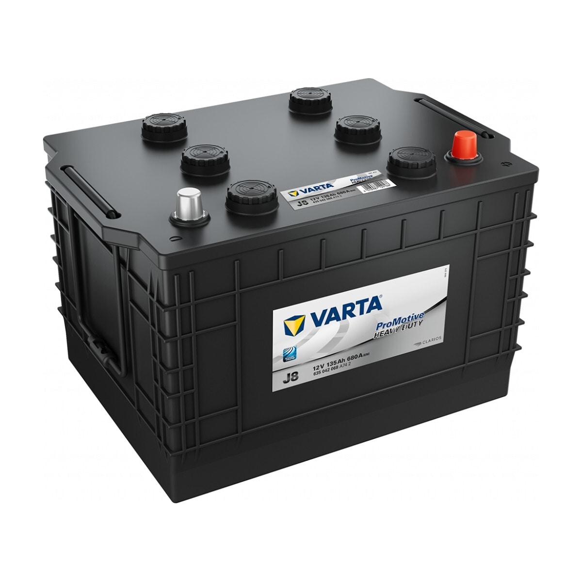 VARTA Promotive Black Batteri 12V 135AH 680CCA (360x253x220/240mm) +høyre J8
