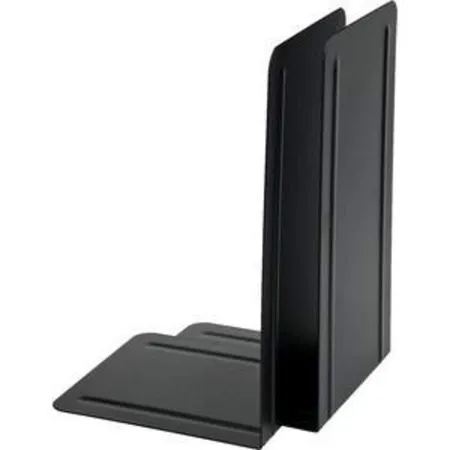 Alco Buchstützen schwarz, 130 x 240 x 140 mm, 2 Stück