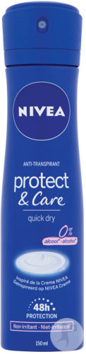 Nivea Protect & Care Déodorant 48h Non-Irritant Spray 150ml