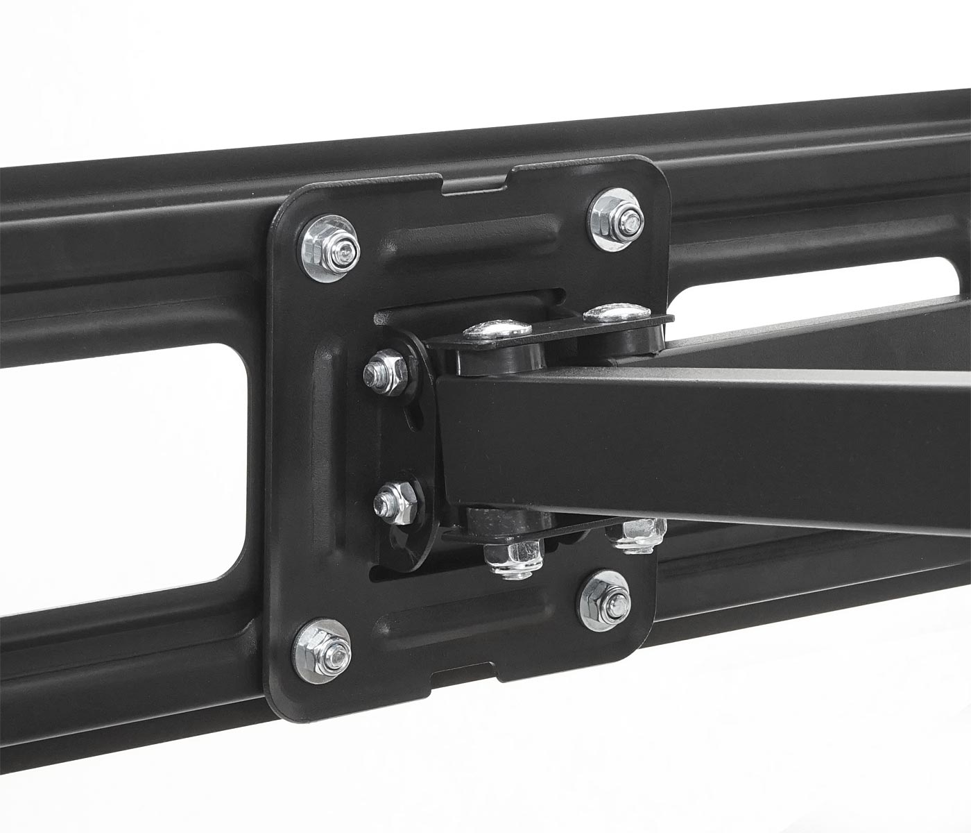 TV-Wandhalterung MCW-C95, Monitor-Halterung, kaltgewalzt neigbar schwenkbar ausziehbar 32 48 65 Zoll