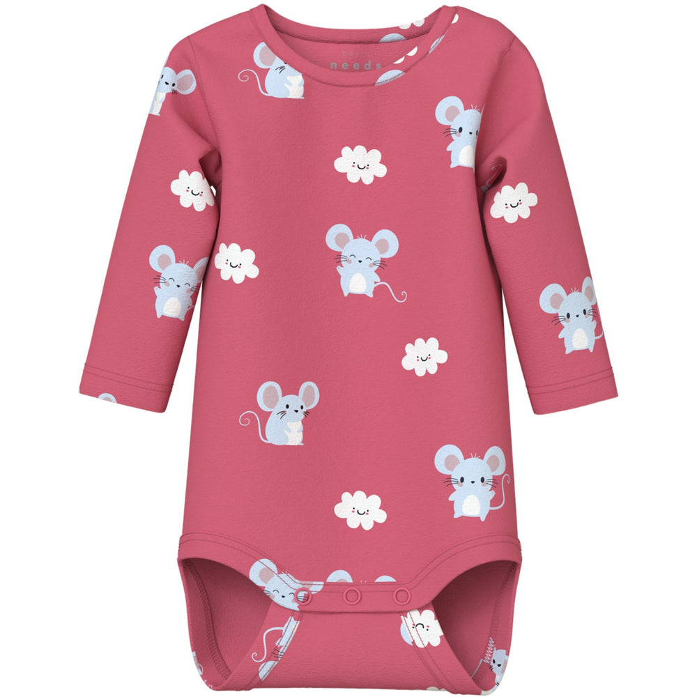 Køb Name It Rapture Rose Mouse Nbfvandora Ls Body Box