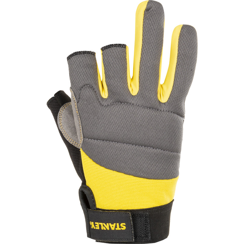 Stanley werkhandschoenen L, 3 open vingers