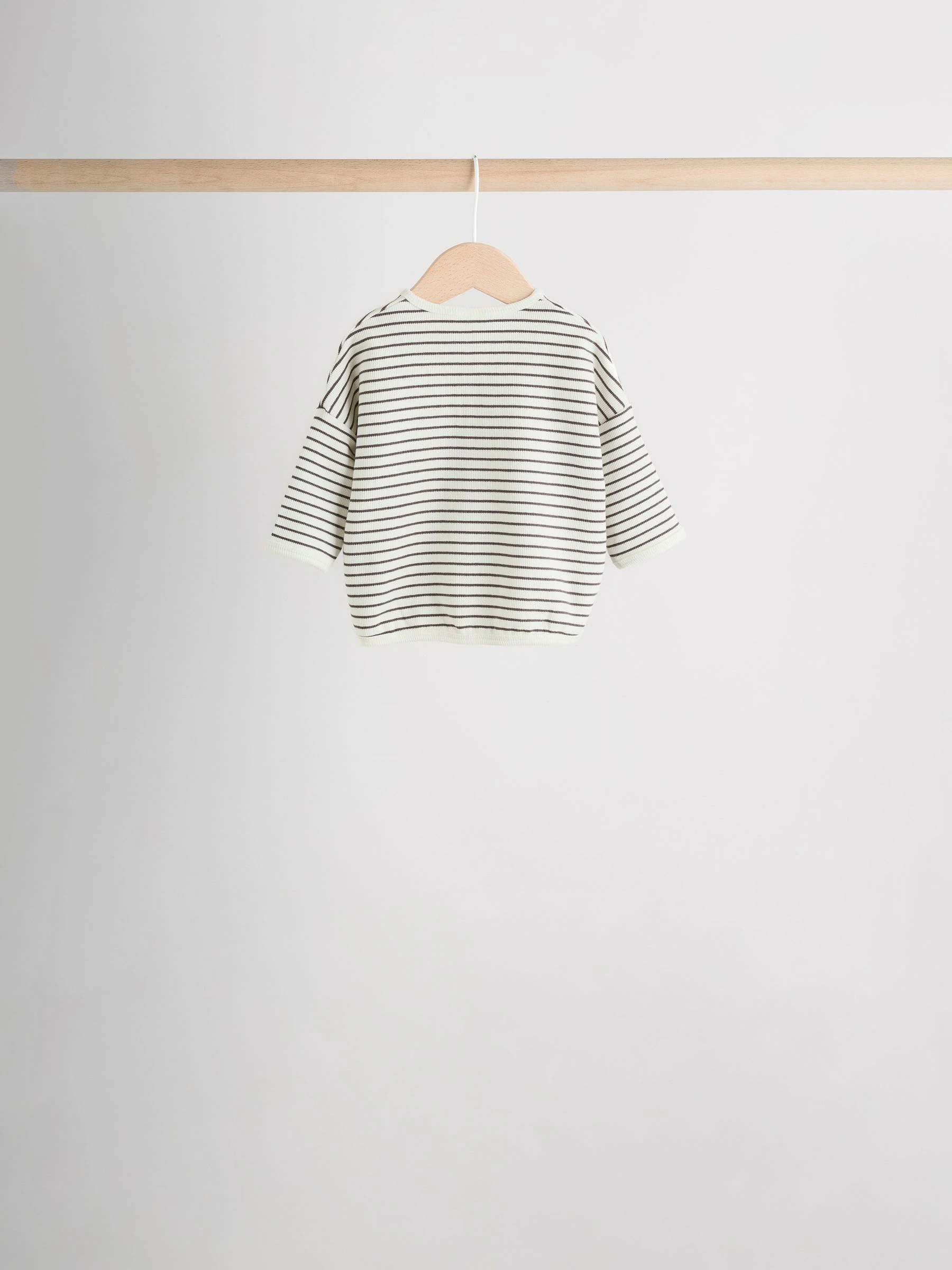Mono Streep - Baby T-shirts met lange mouwen 4 stuks (0mnd-2jr)